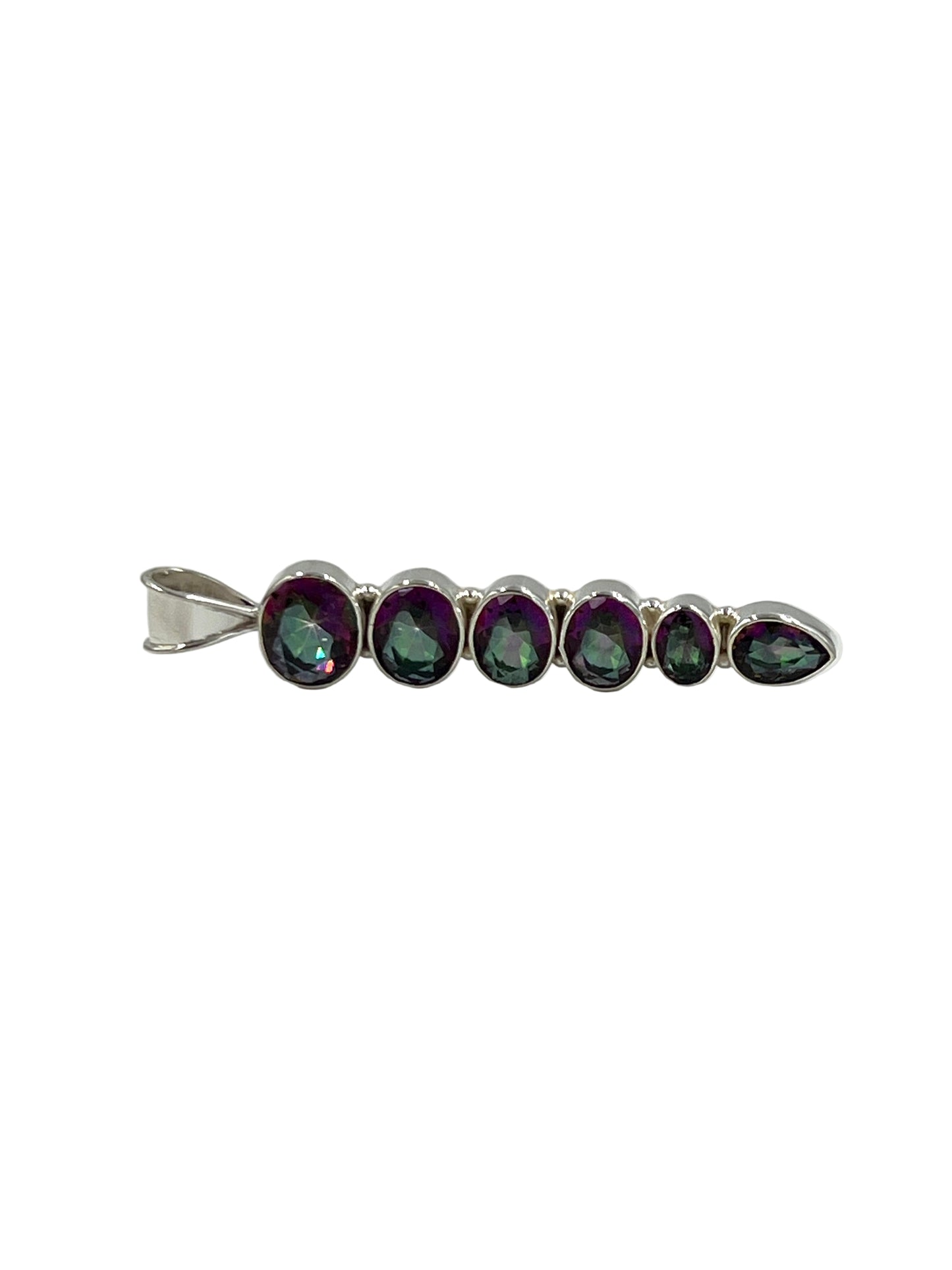 Silver Mystic Topaz Pendants