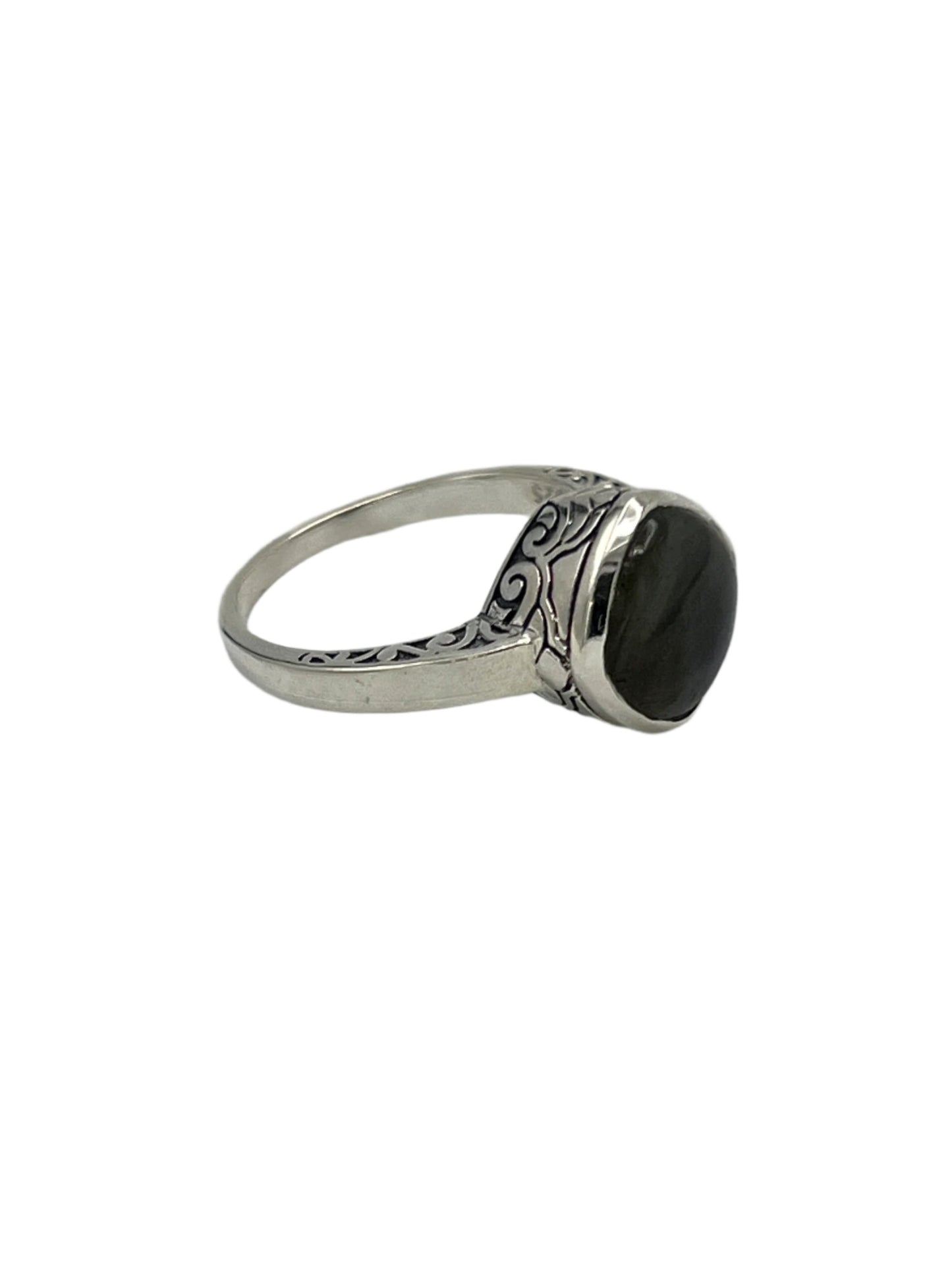 Sterling Silver Labradorite Royal Ring