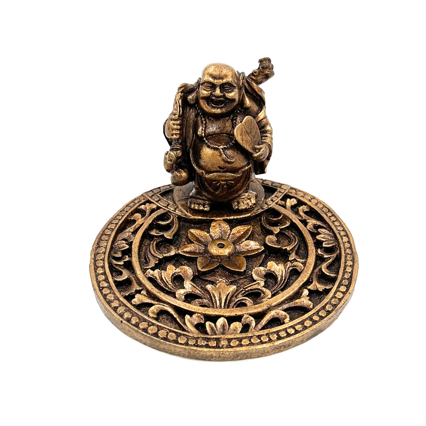 Resin Ho Tei Buddha Incense Burner