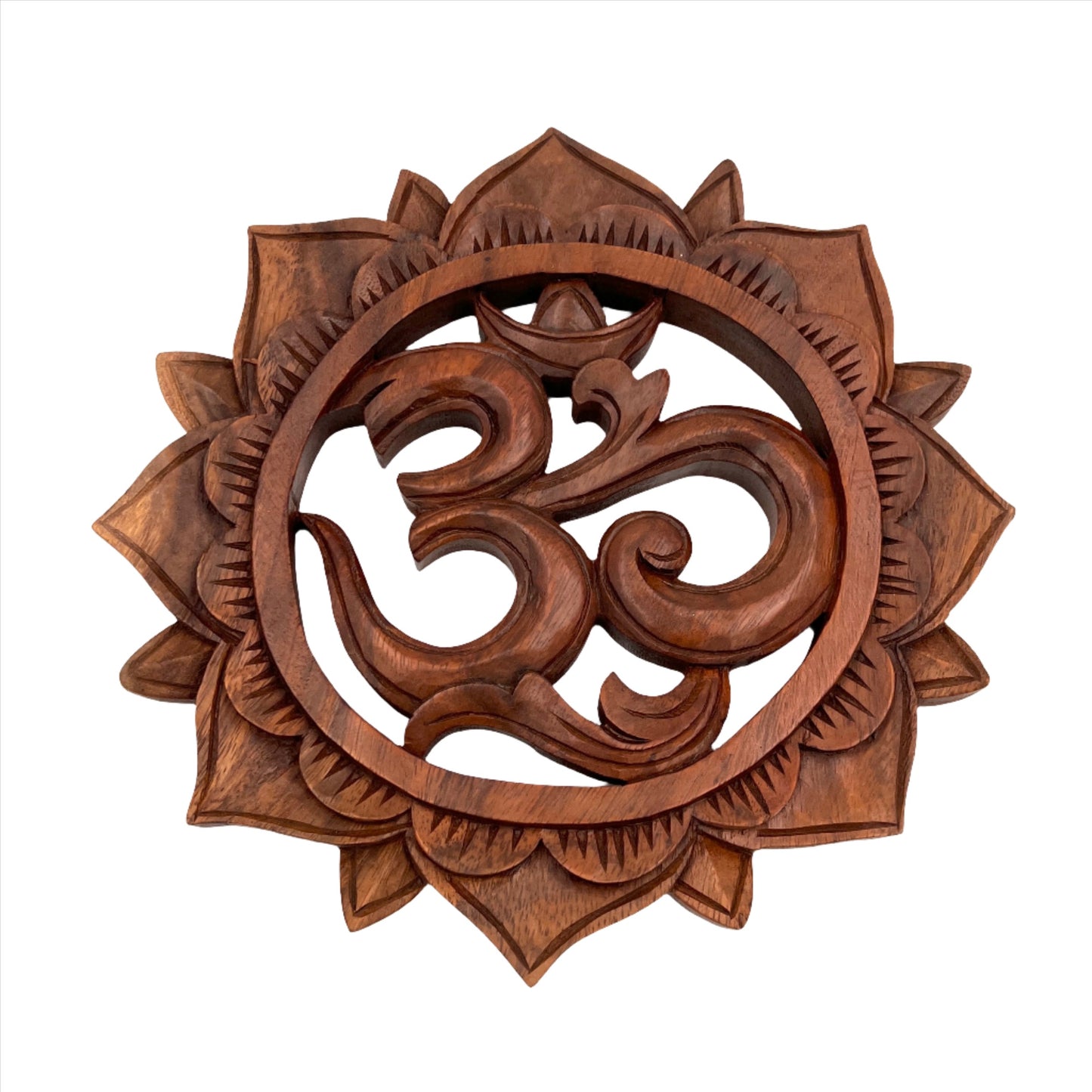 Om Mandala Panel Carving
