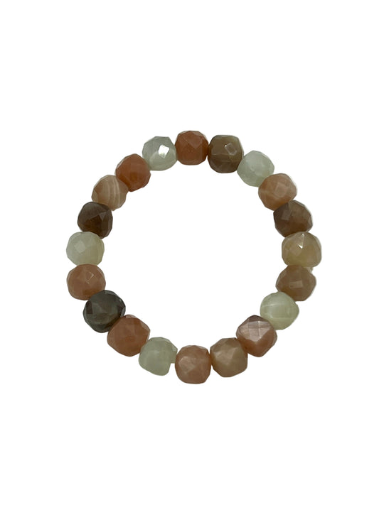 Cats Eye Moonstone Beaded Bracelet