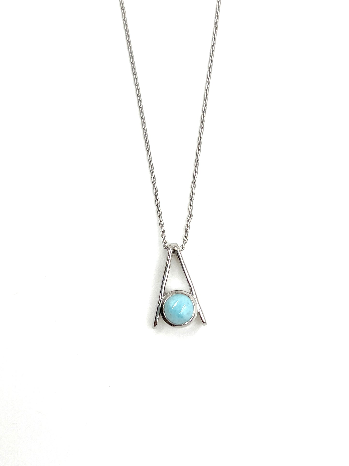 Sterling Silver Larimar Necklaces