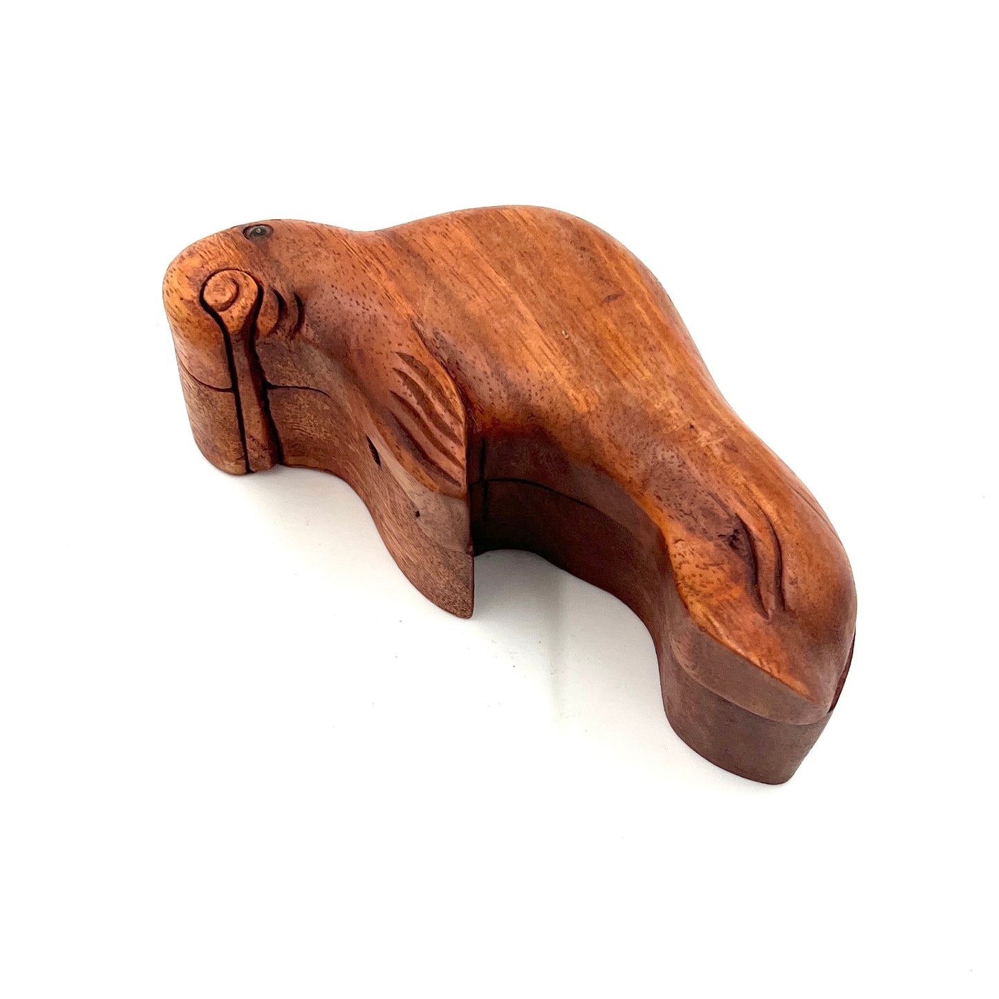 Wooden Manatee Puzzle Box