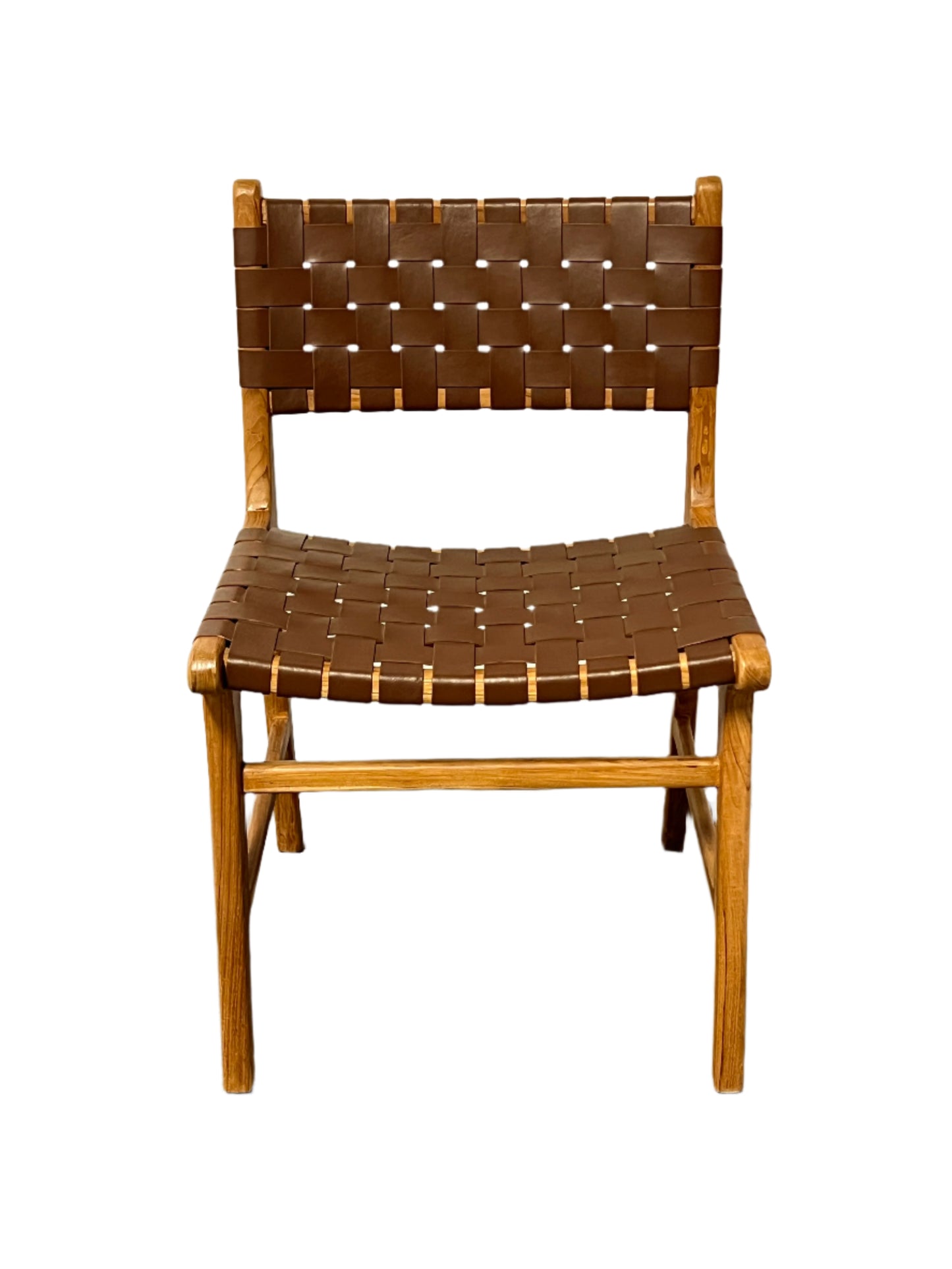 Leather Teakwood Chair