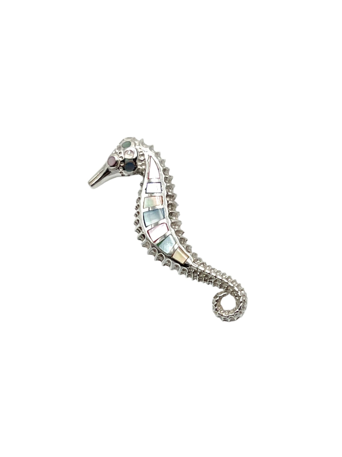 Shell Seahorse Pendants
