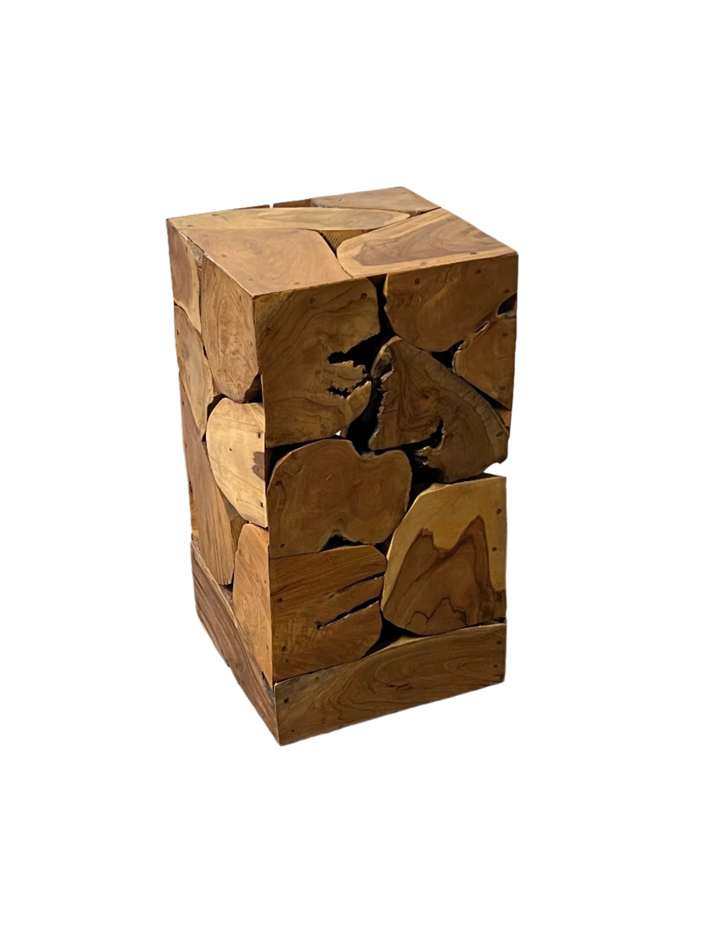 Teak Raw Accent Table
