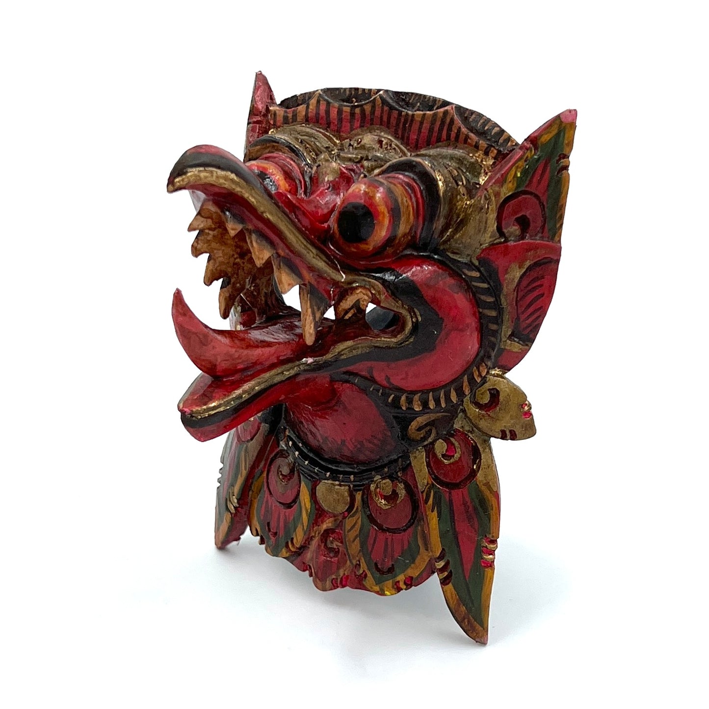Hand Carved and Painted Garuda Mask