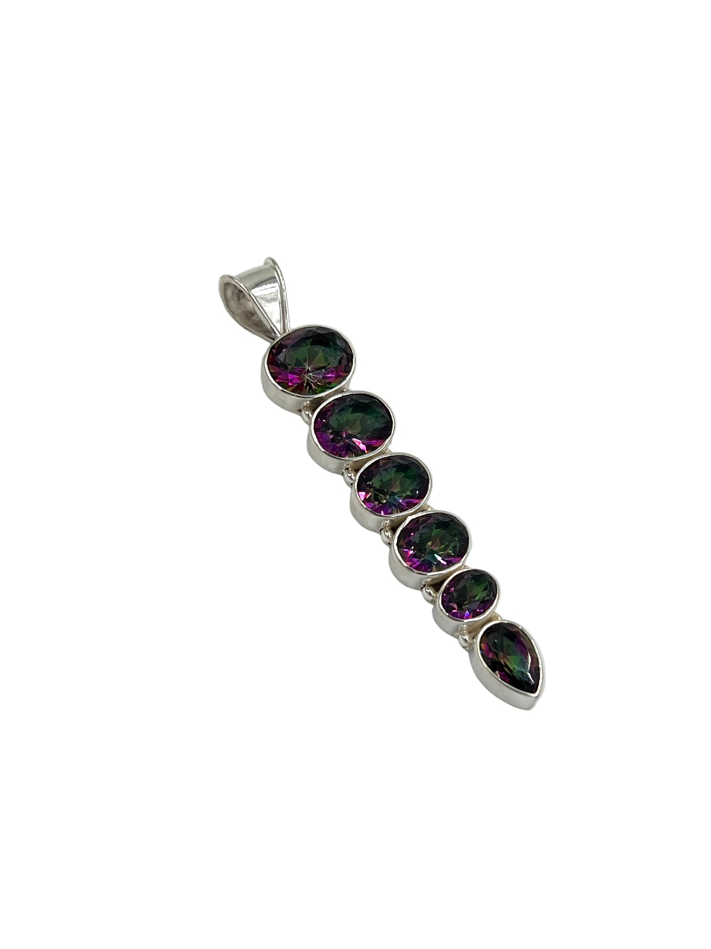 Silver Mystic Topaz Pendants