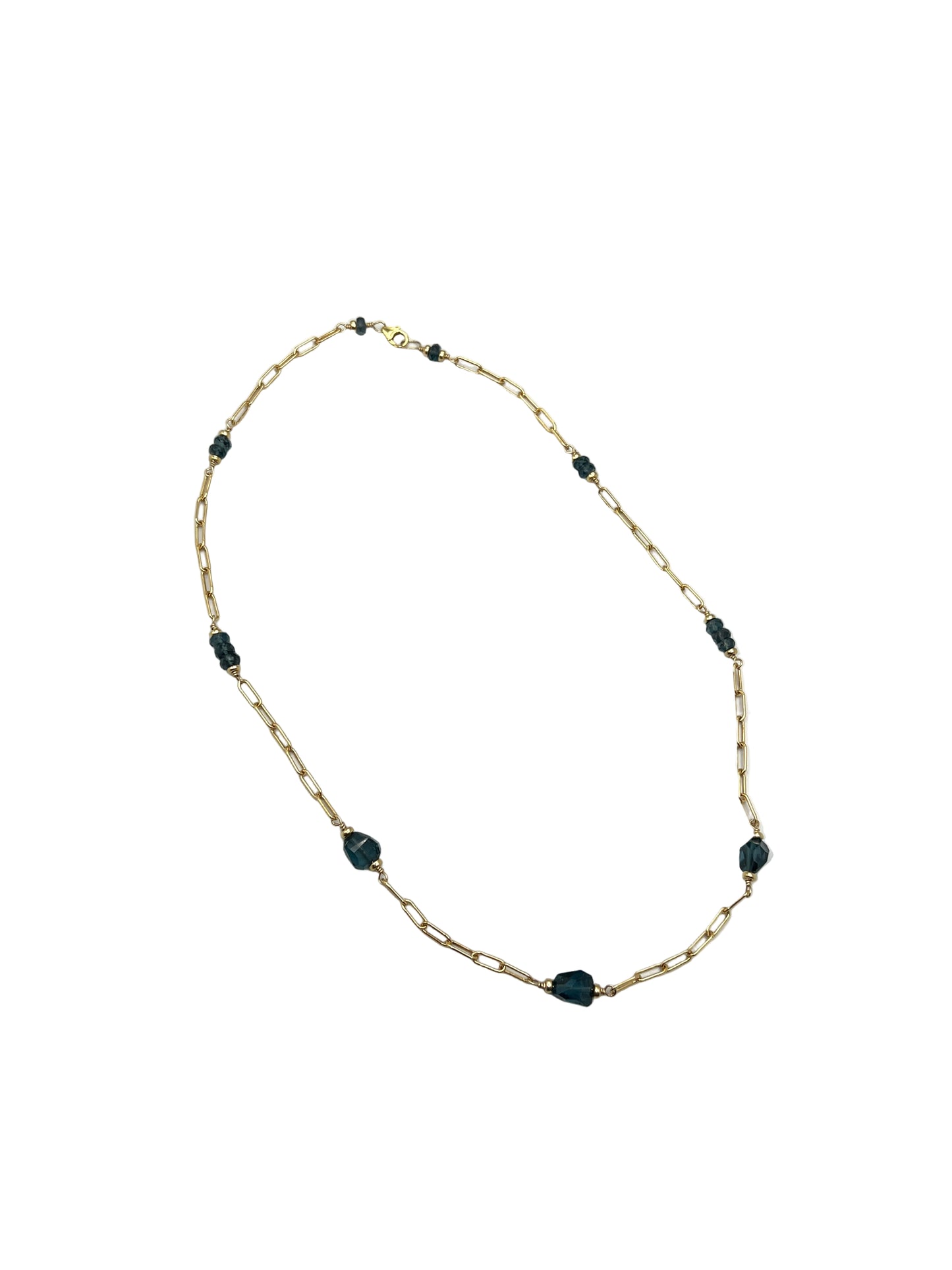 London Blue Topaz Gold Filled Necklaces