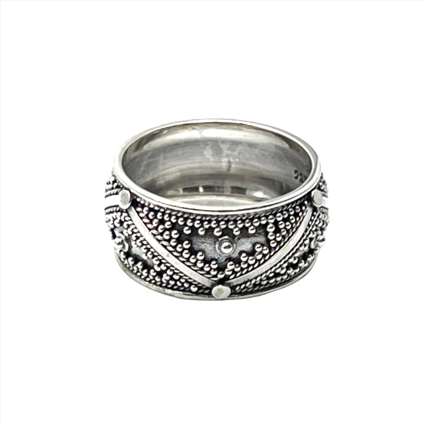 Sterling Silver Bali Band Rings