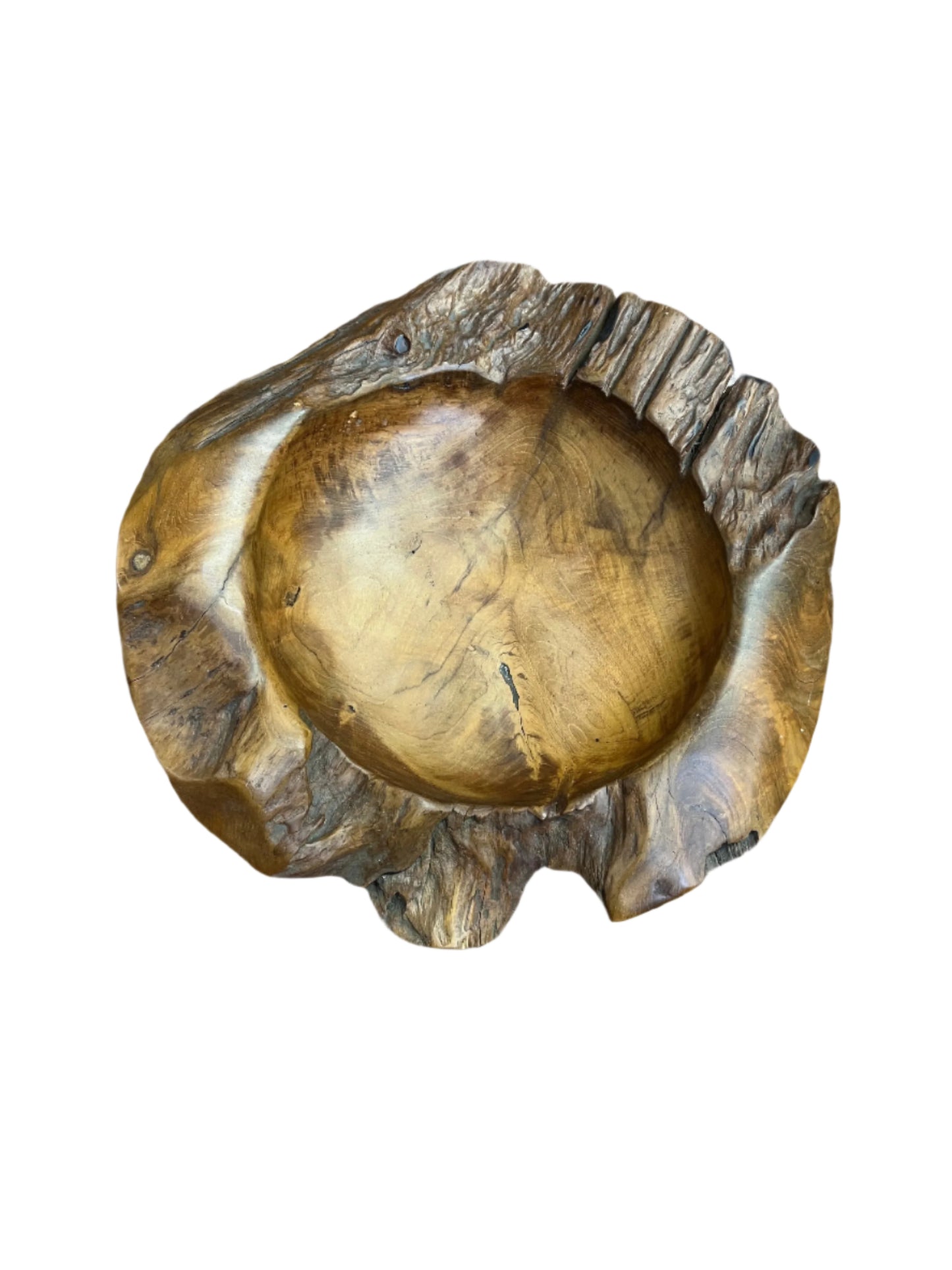 Large Teakwood Accent Bowl