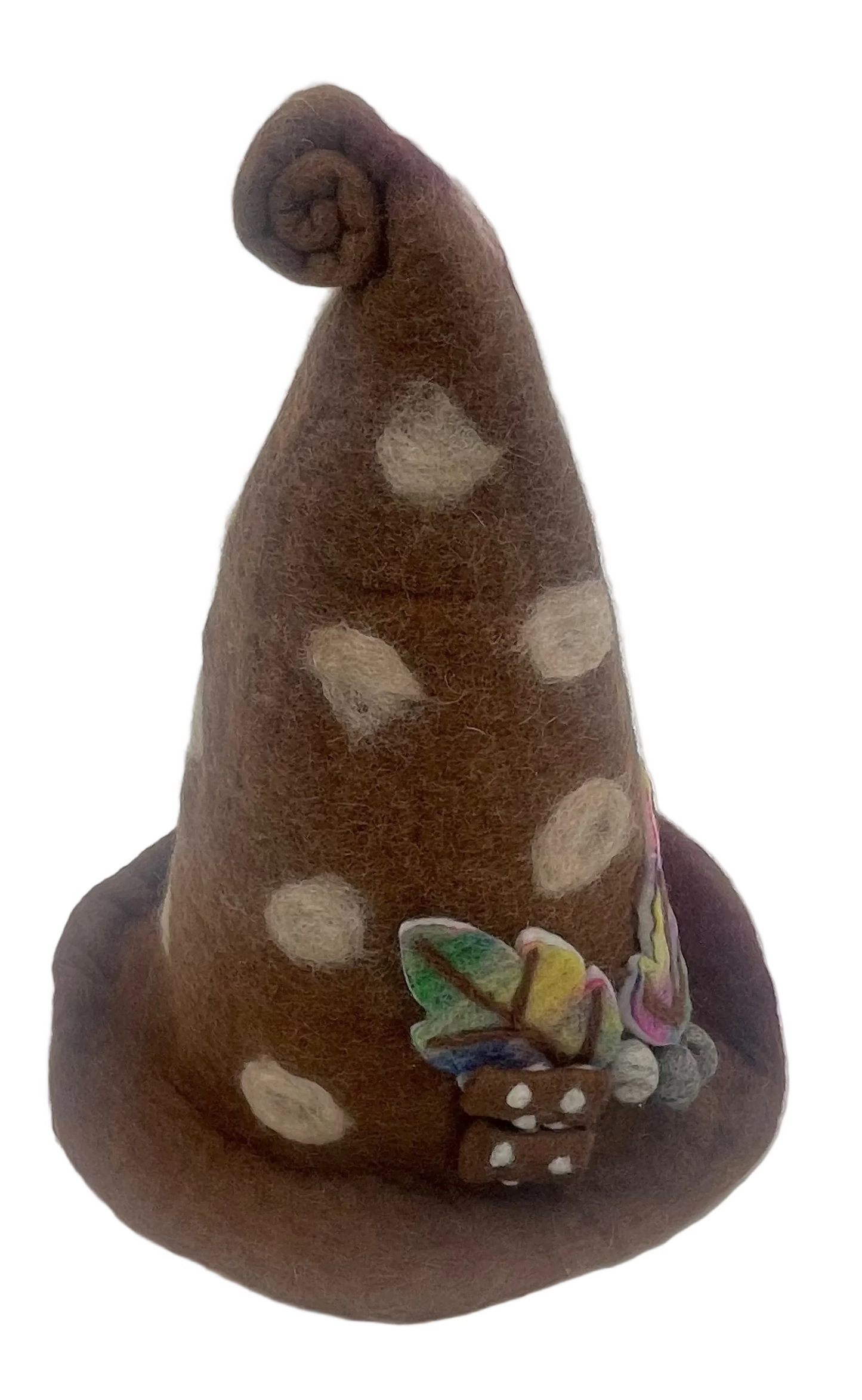 Hand Felted Fall Leaf Hat