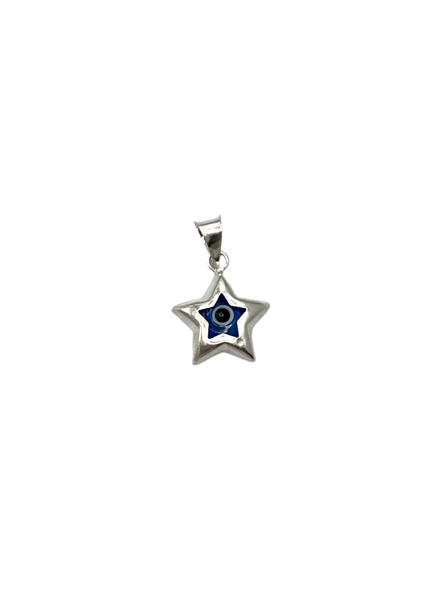 Silver Evil Eye Charm Necklaces