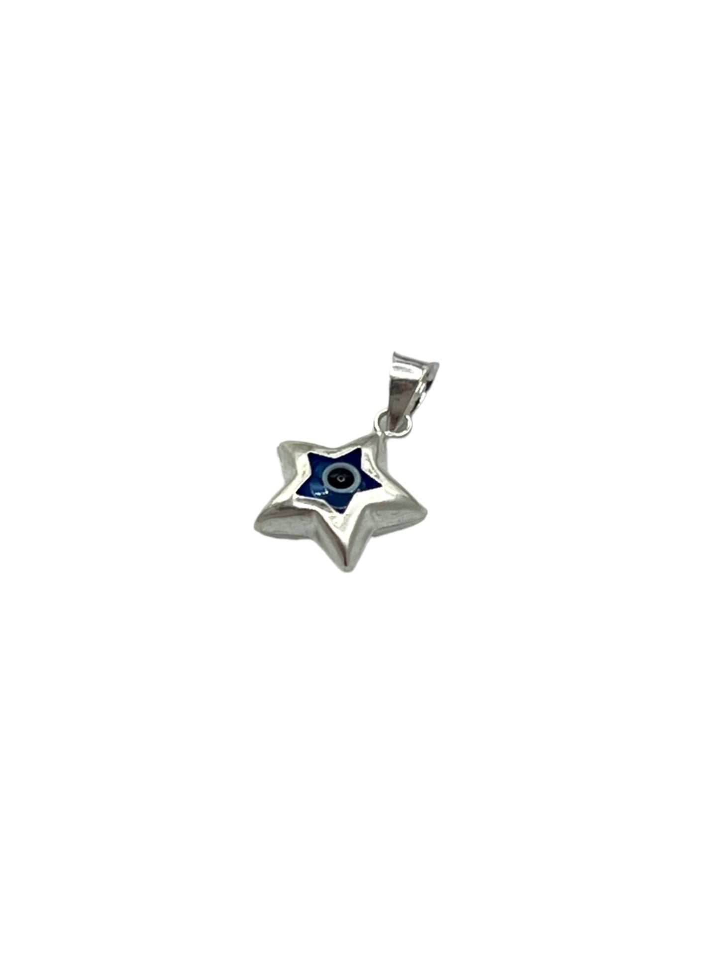 Silver Evil Eye Charm Necklaces
