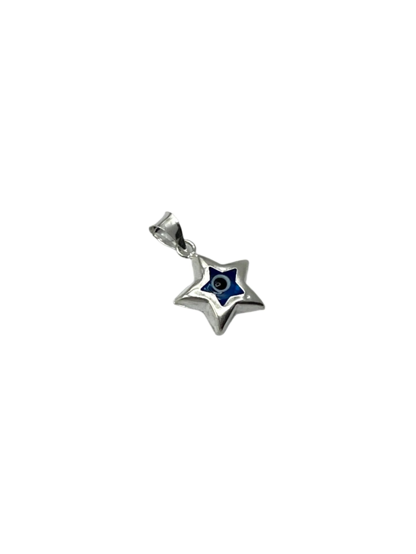 Silver Evil Eye Charm Necklaces