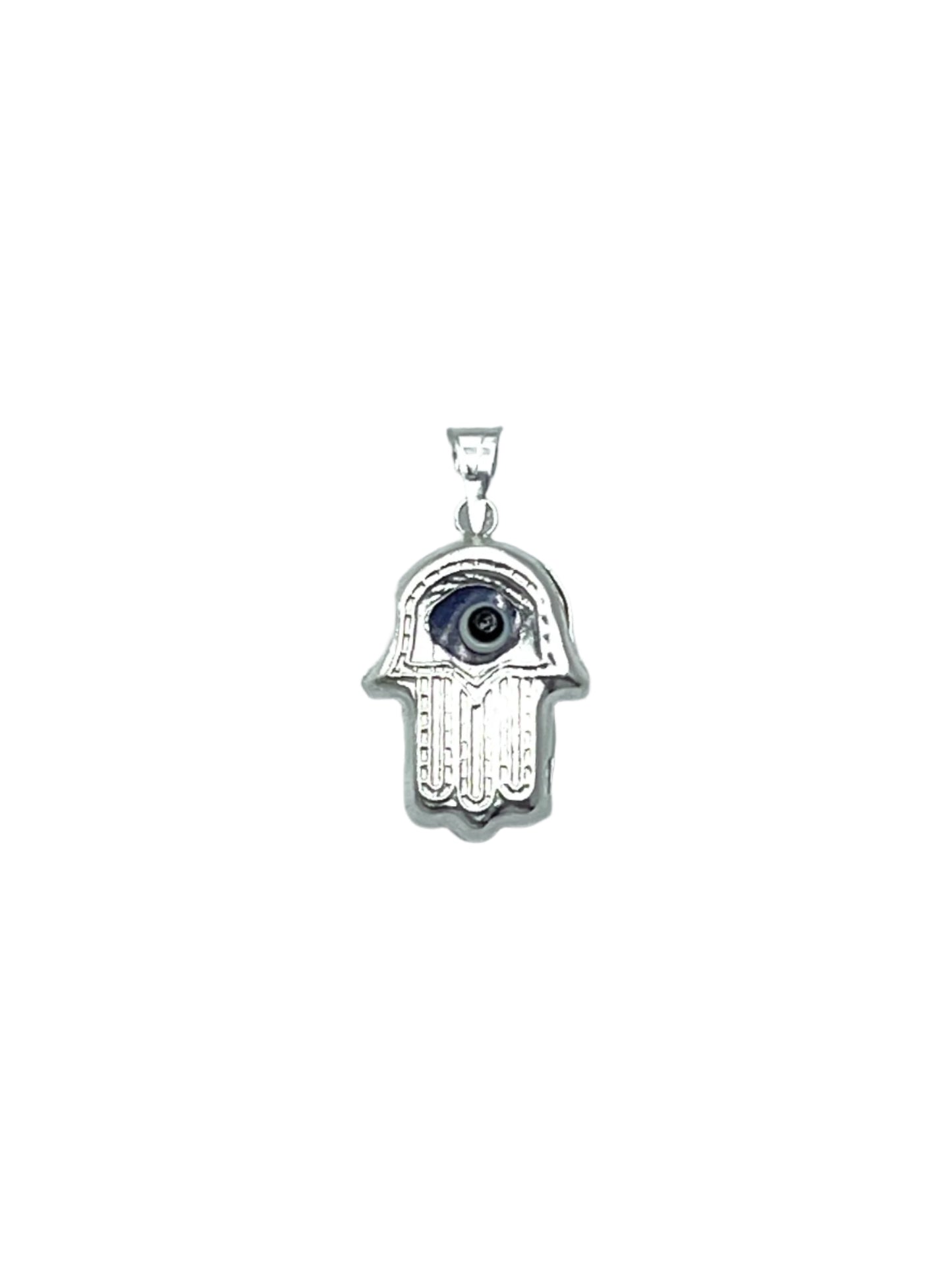 Silver Evil Eye Charm Necklaces