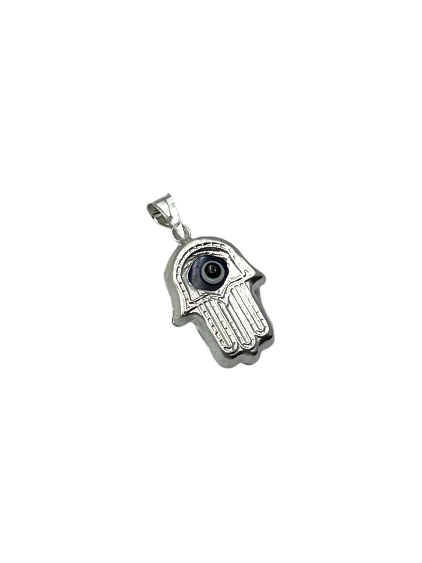 Silver Evil Eye Charm Necklaces