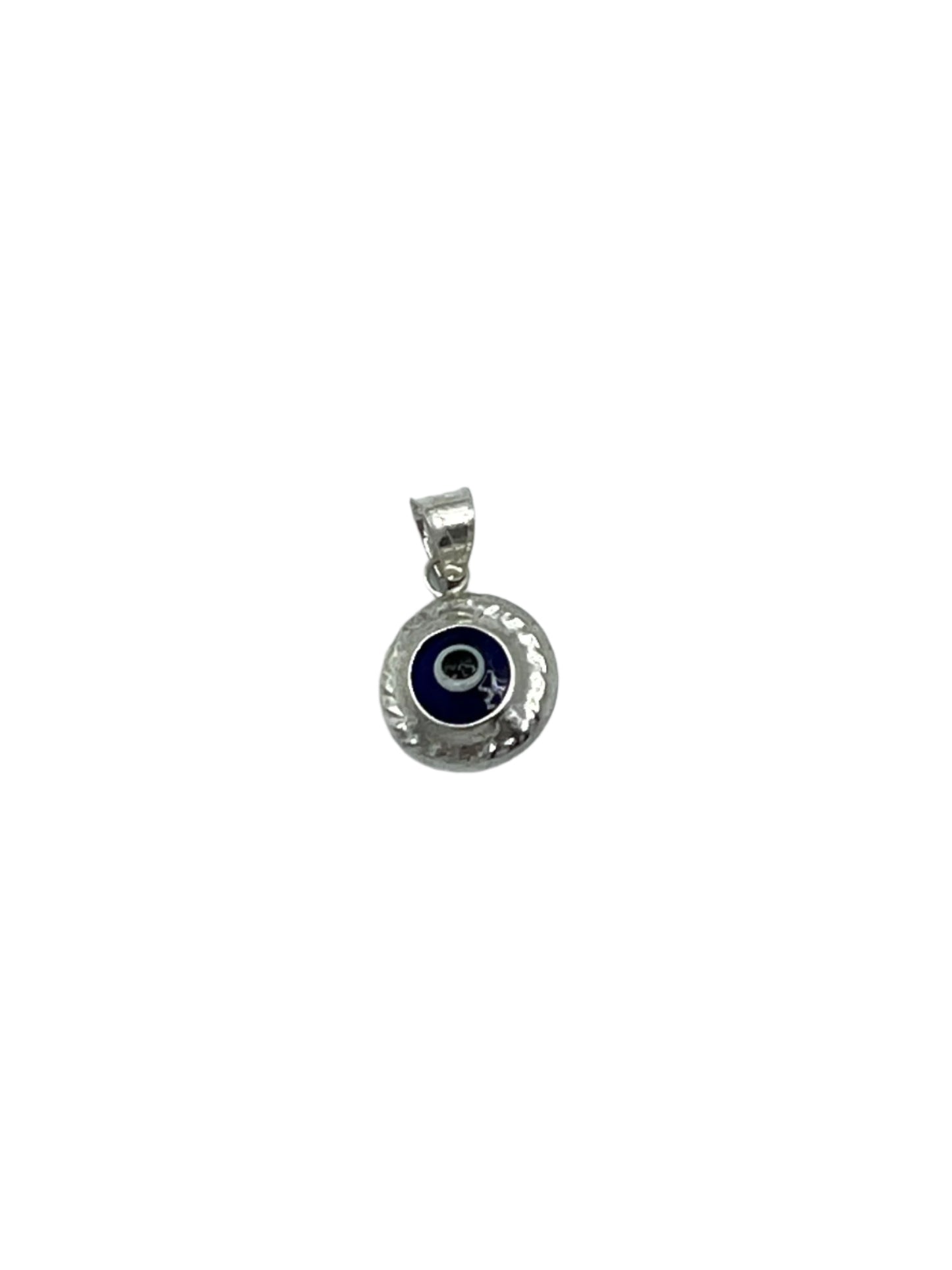 Silver Evil Eye Charm Necklaces