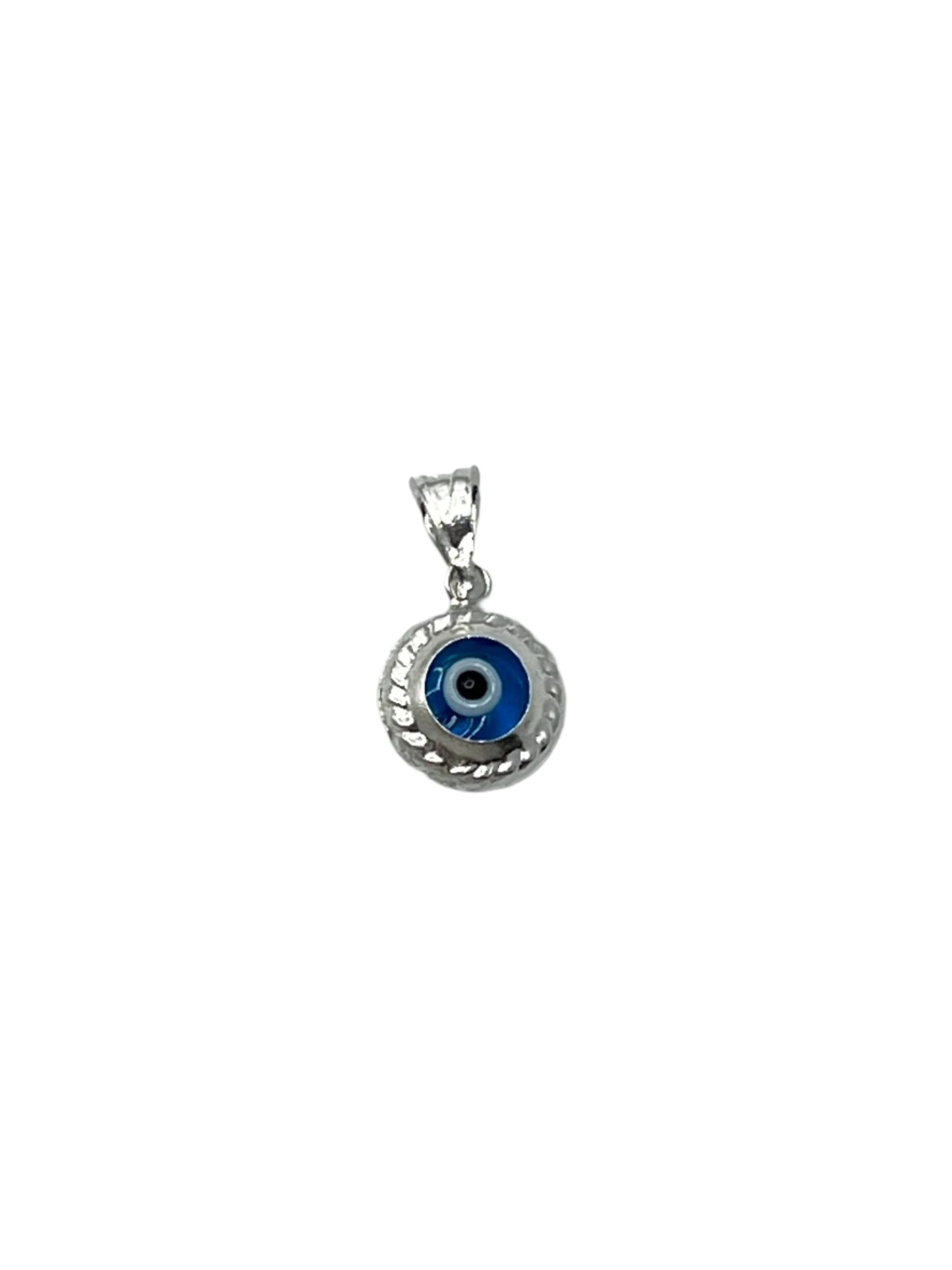 Silver Evil Eye Charm Necklaces