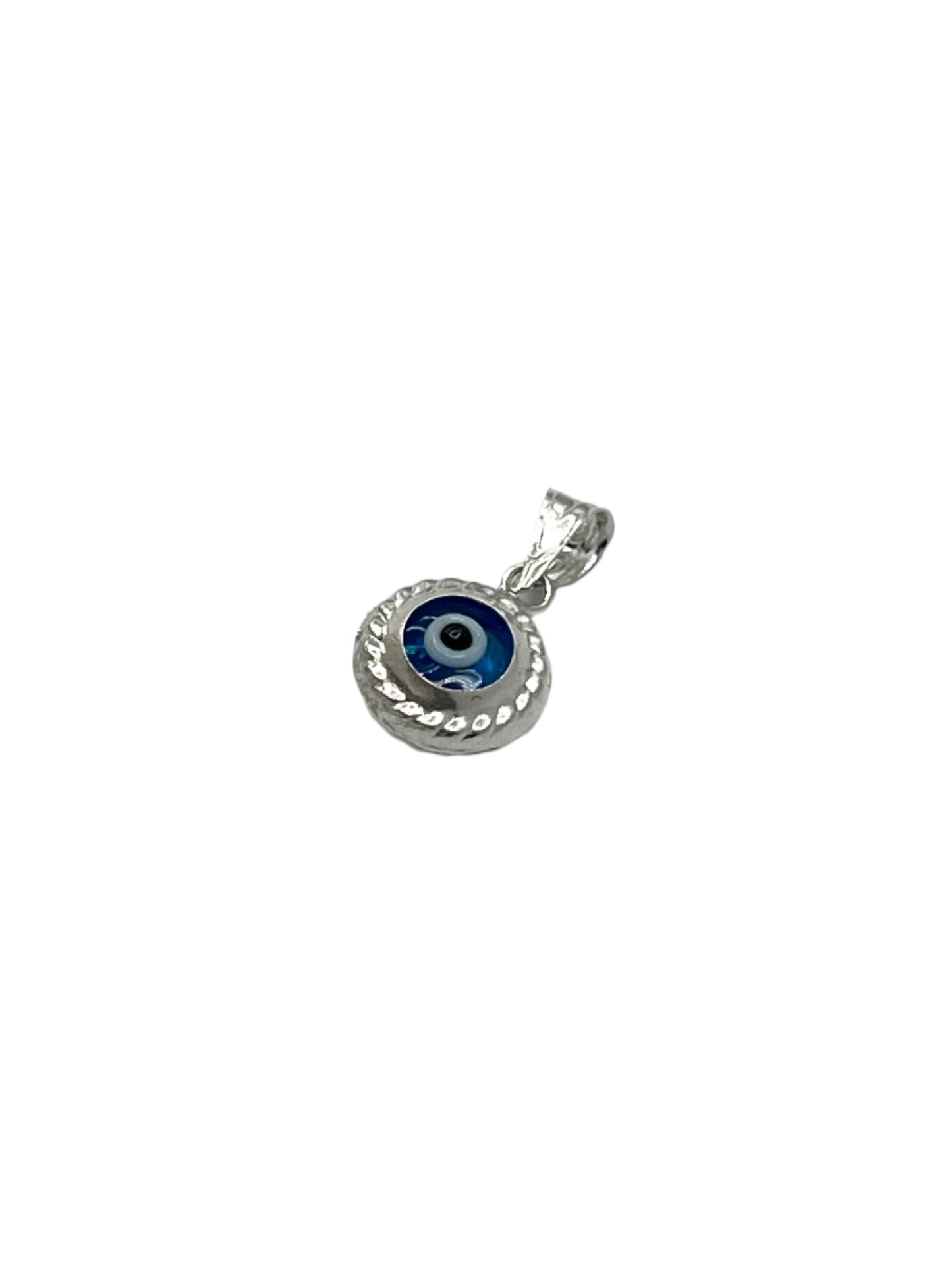 Silver Evil Eye Charm Necklaces