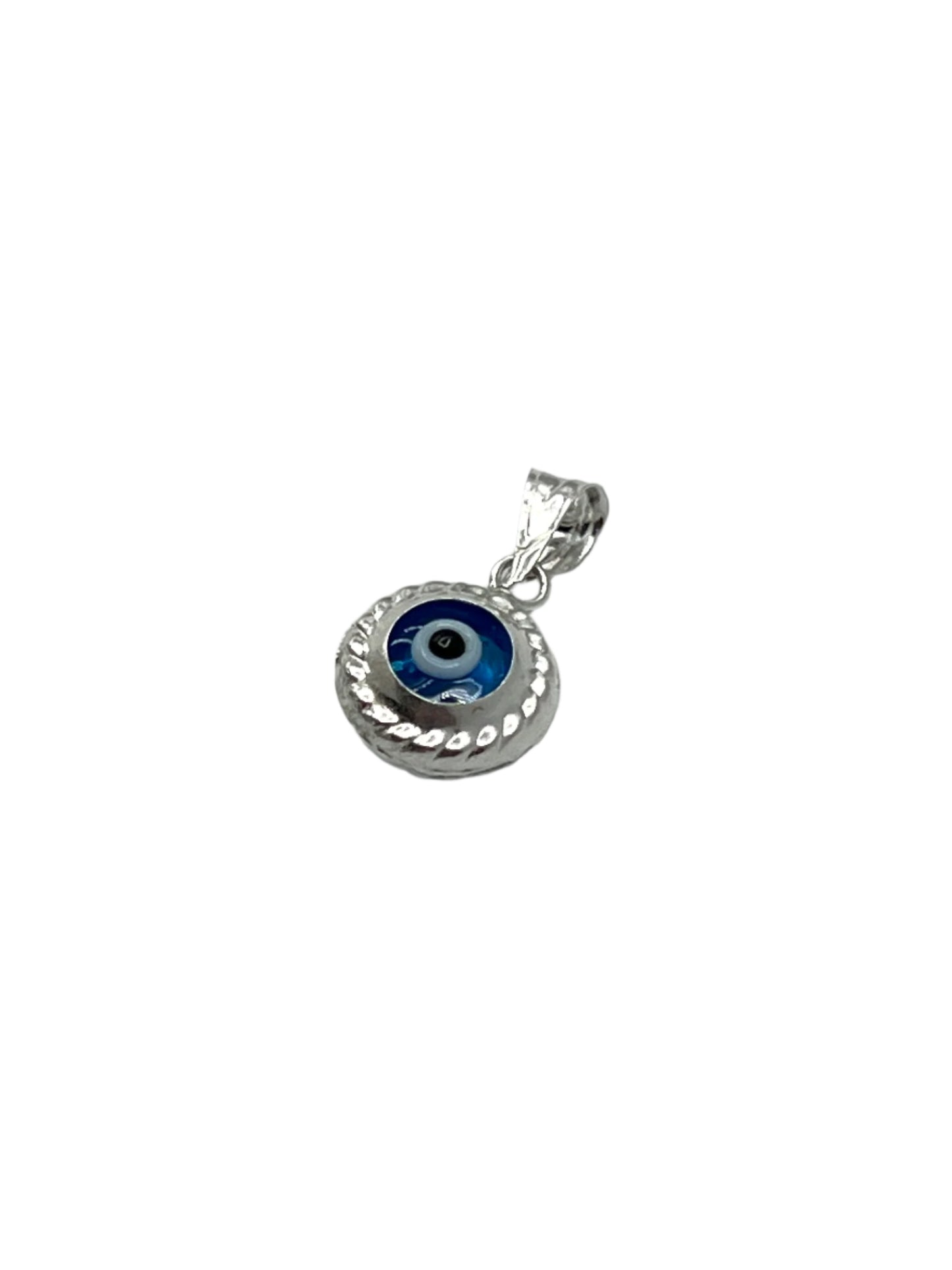Silver Evil Eye Charm Necklaces