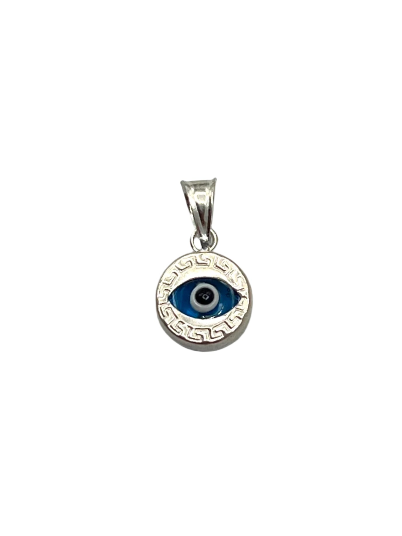 Silver Evil Eye Charm Necklaces