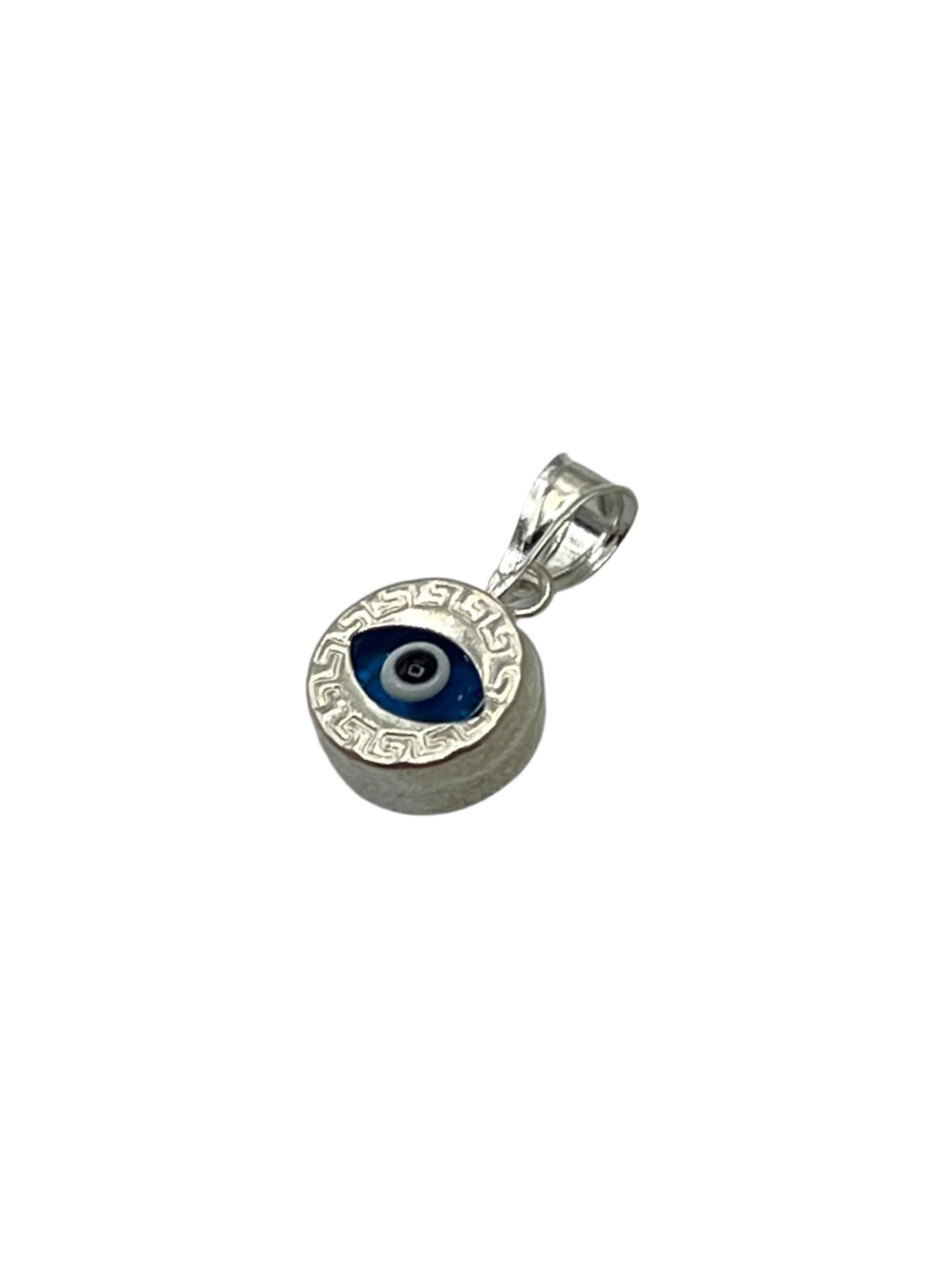 Silver Evil Eye Charm Necklaces