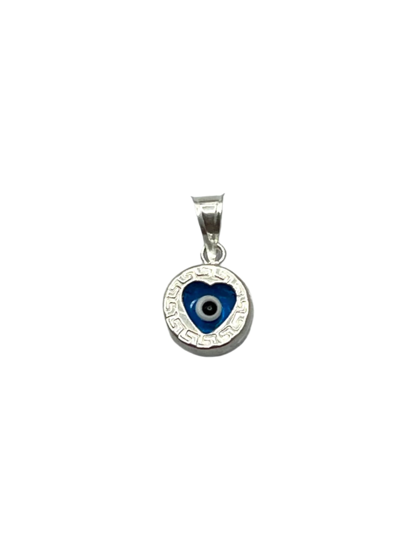 Silver Evil Eye Charm Necklaces