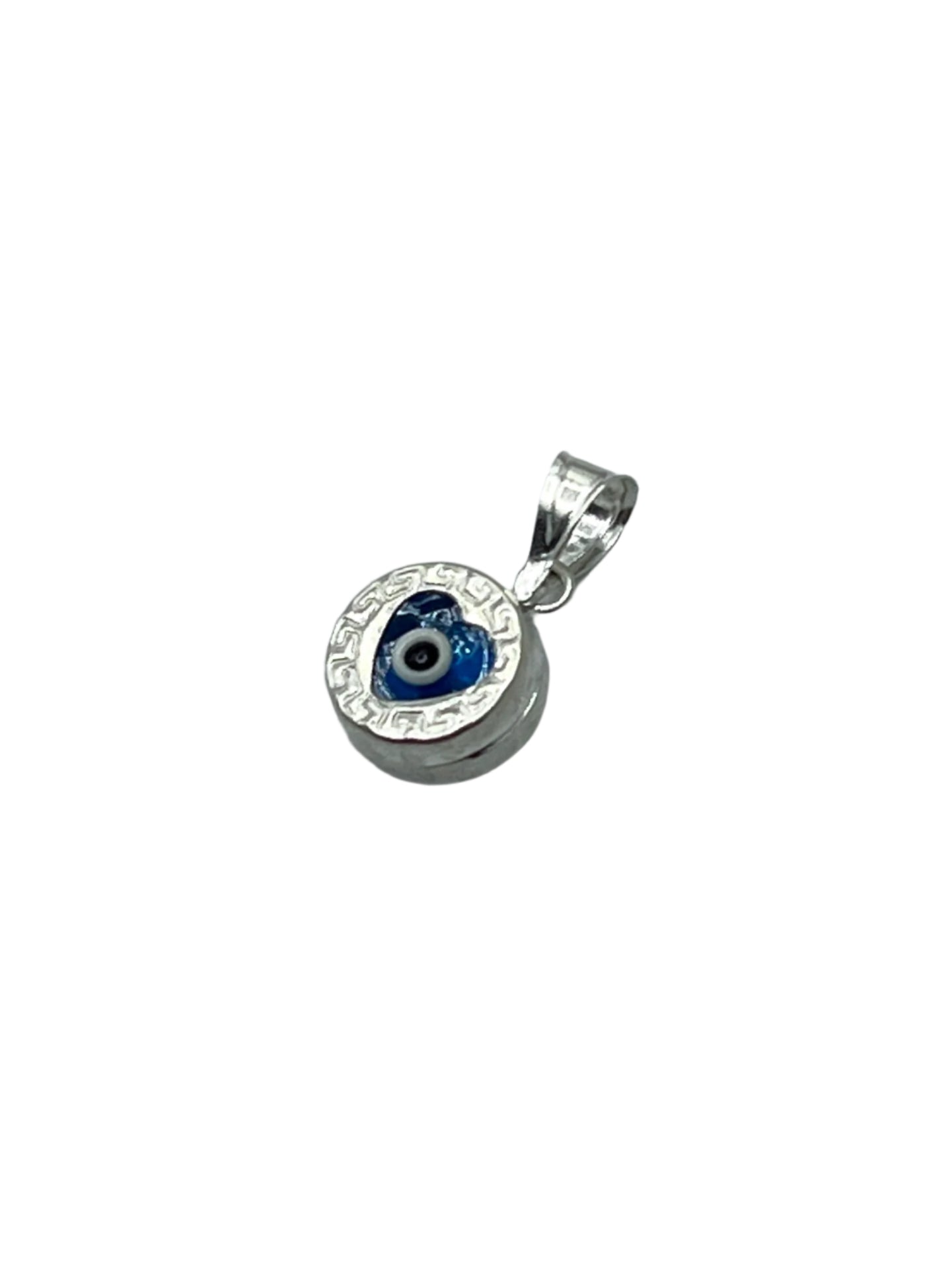 Silver Evil Eye Charm Necklaces