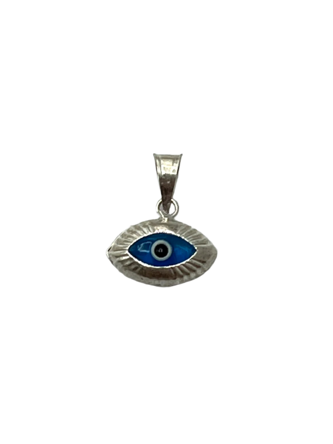 Silver Evil Eye Charm Necklaces