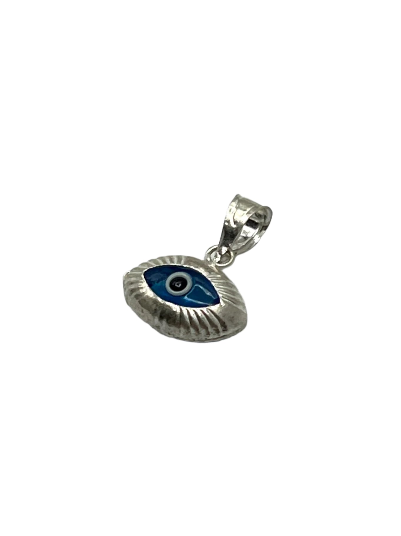 Silver Evil Eye Charm Necklaces
