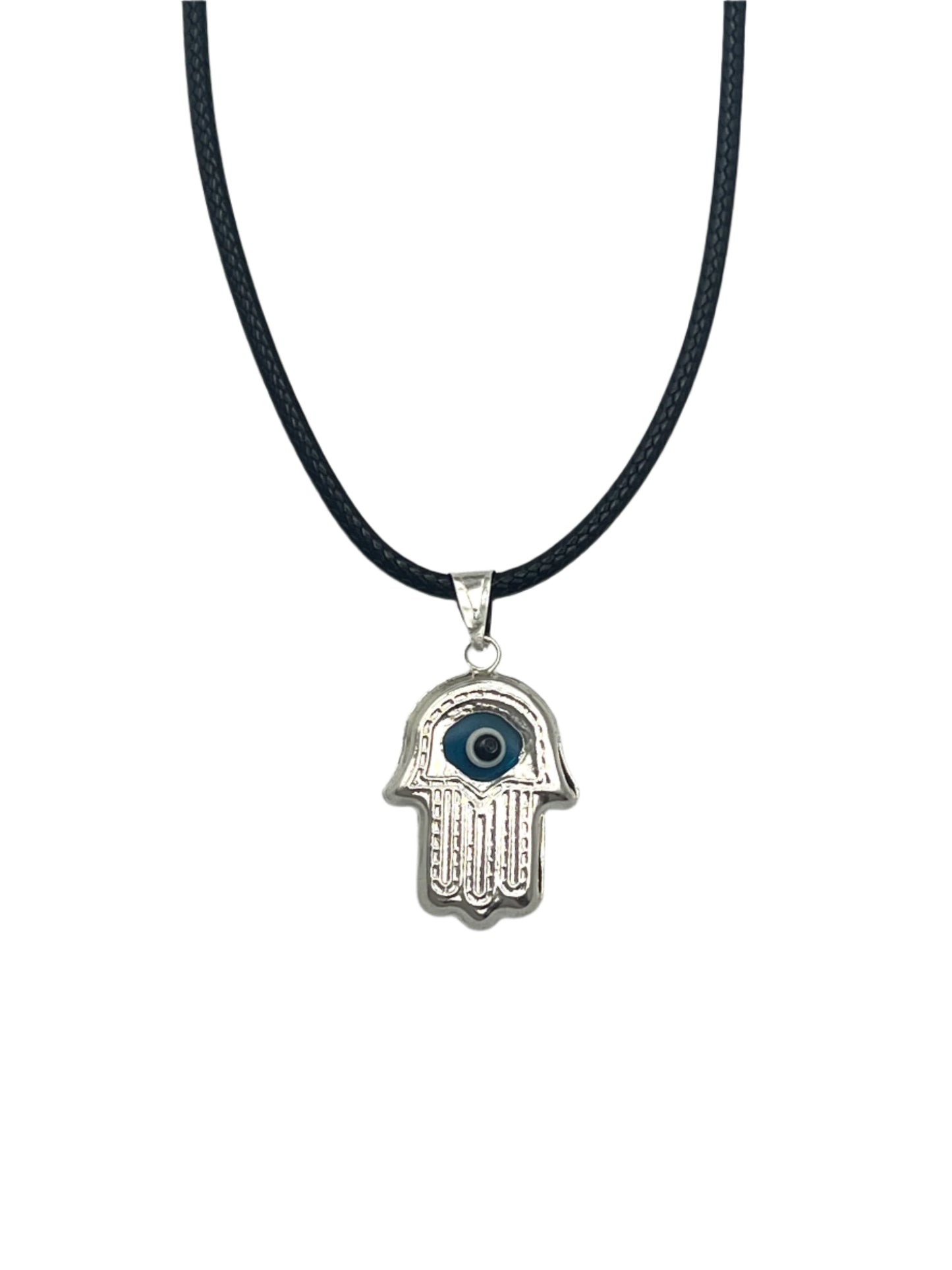 Silver Evil Eye Charm Necklaces