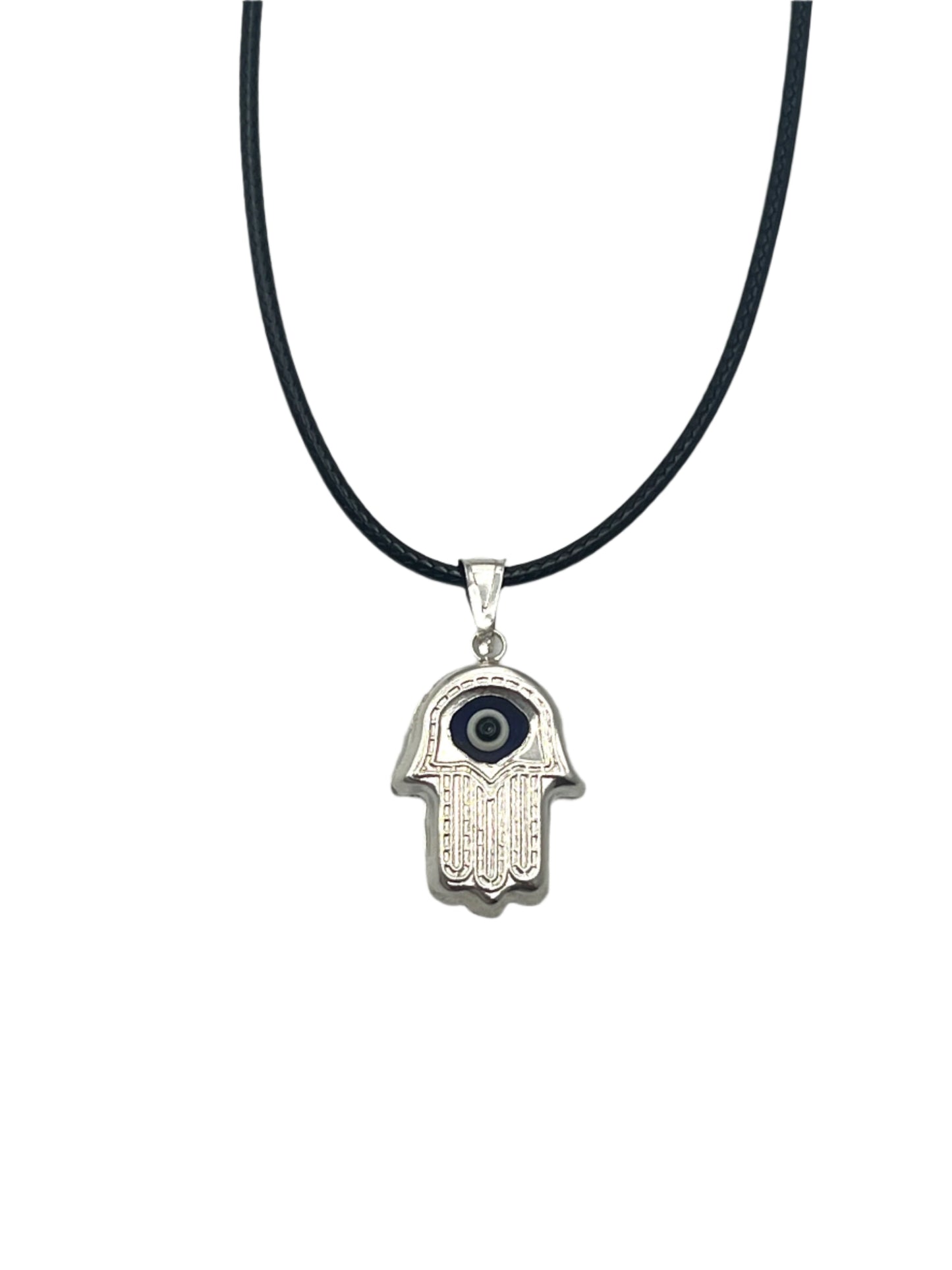 Silver Evil Eye Charm Necklaces