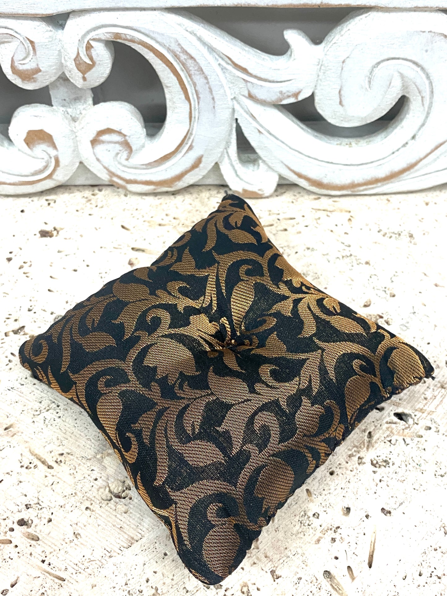 Satin Brocade Singing Bowl Cushions