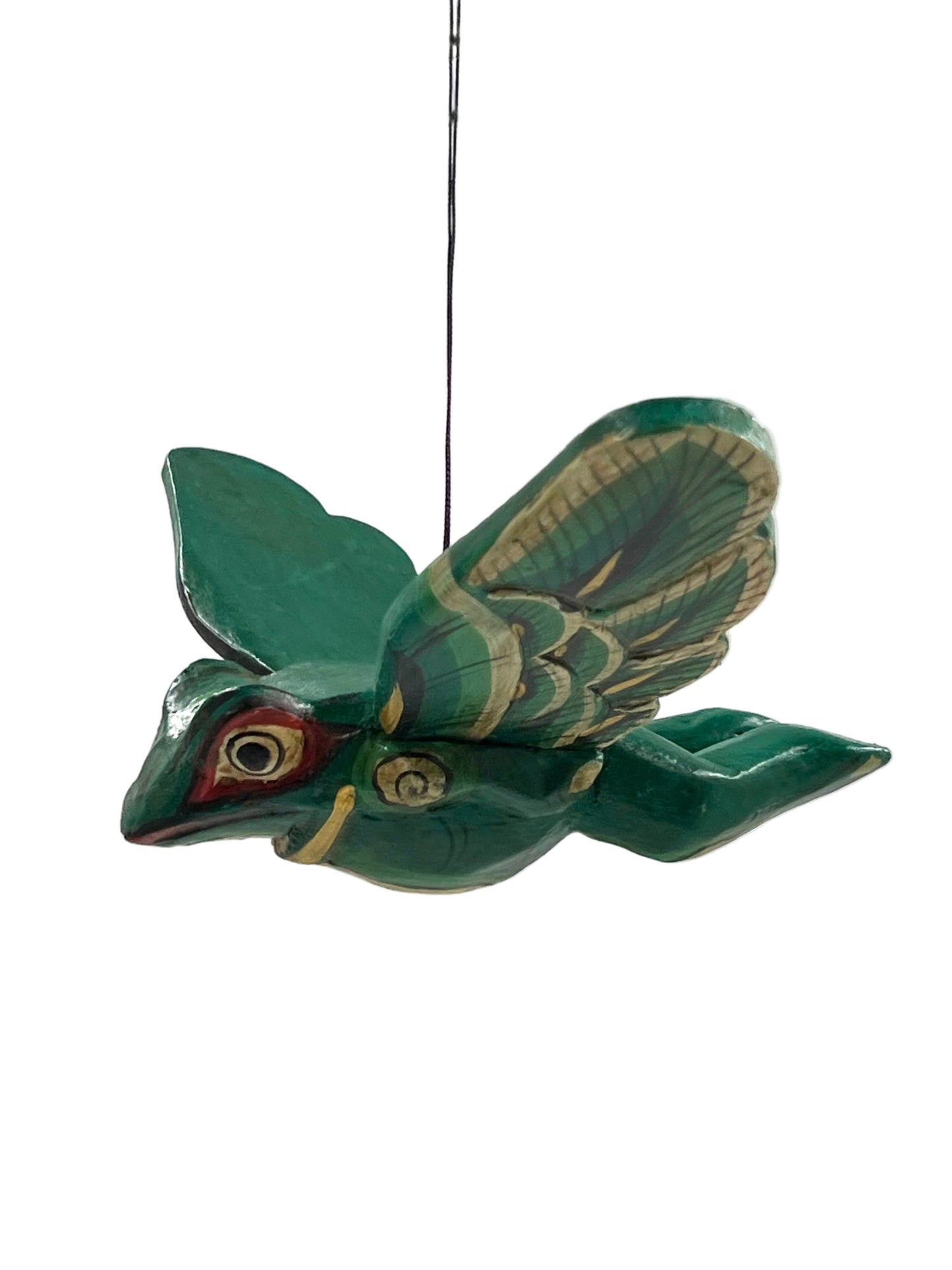 Hand Carved Flying Frog Spirit Chaser