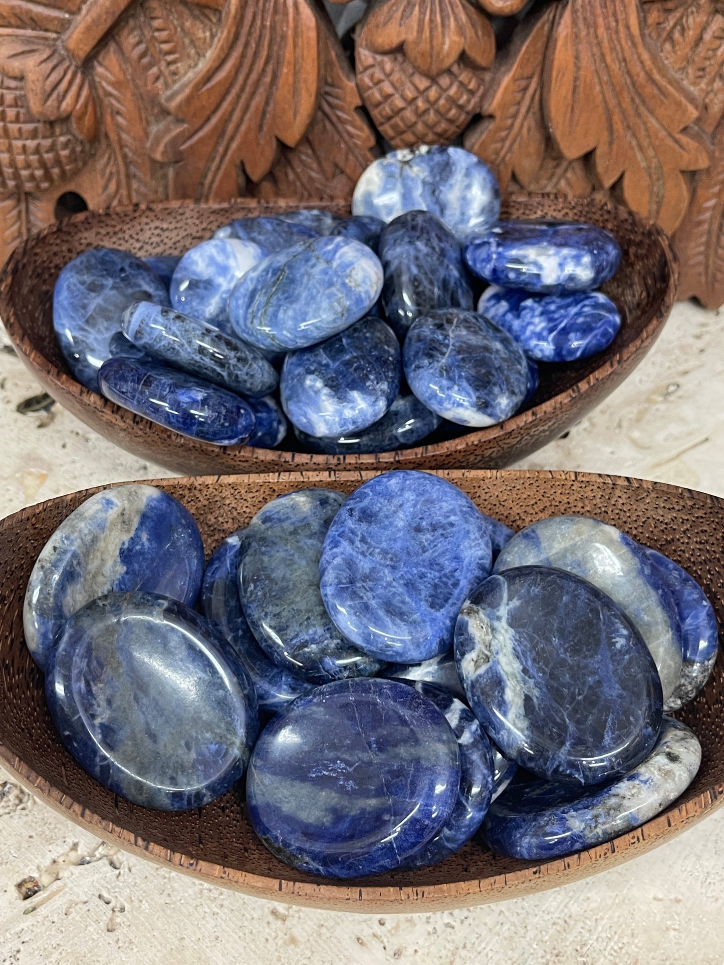 Sodalite Worry Stones