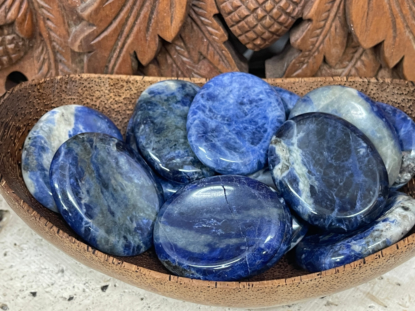 Sodalite Worry Stones