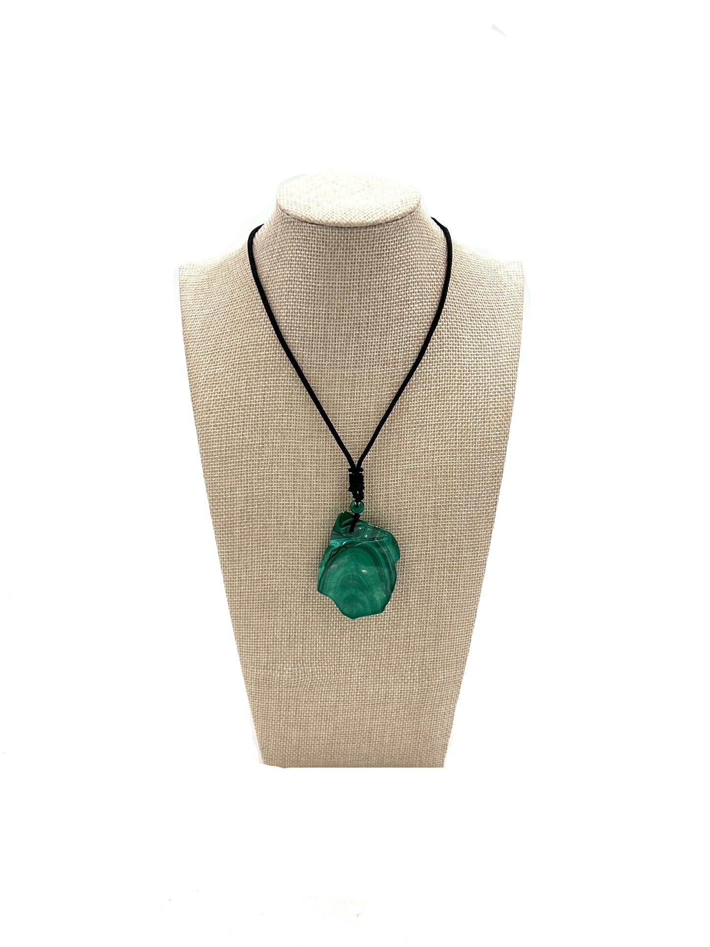 Freeform Malachite Necklace