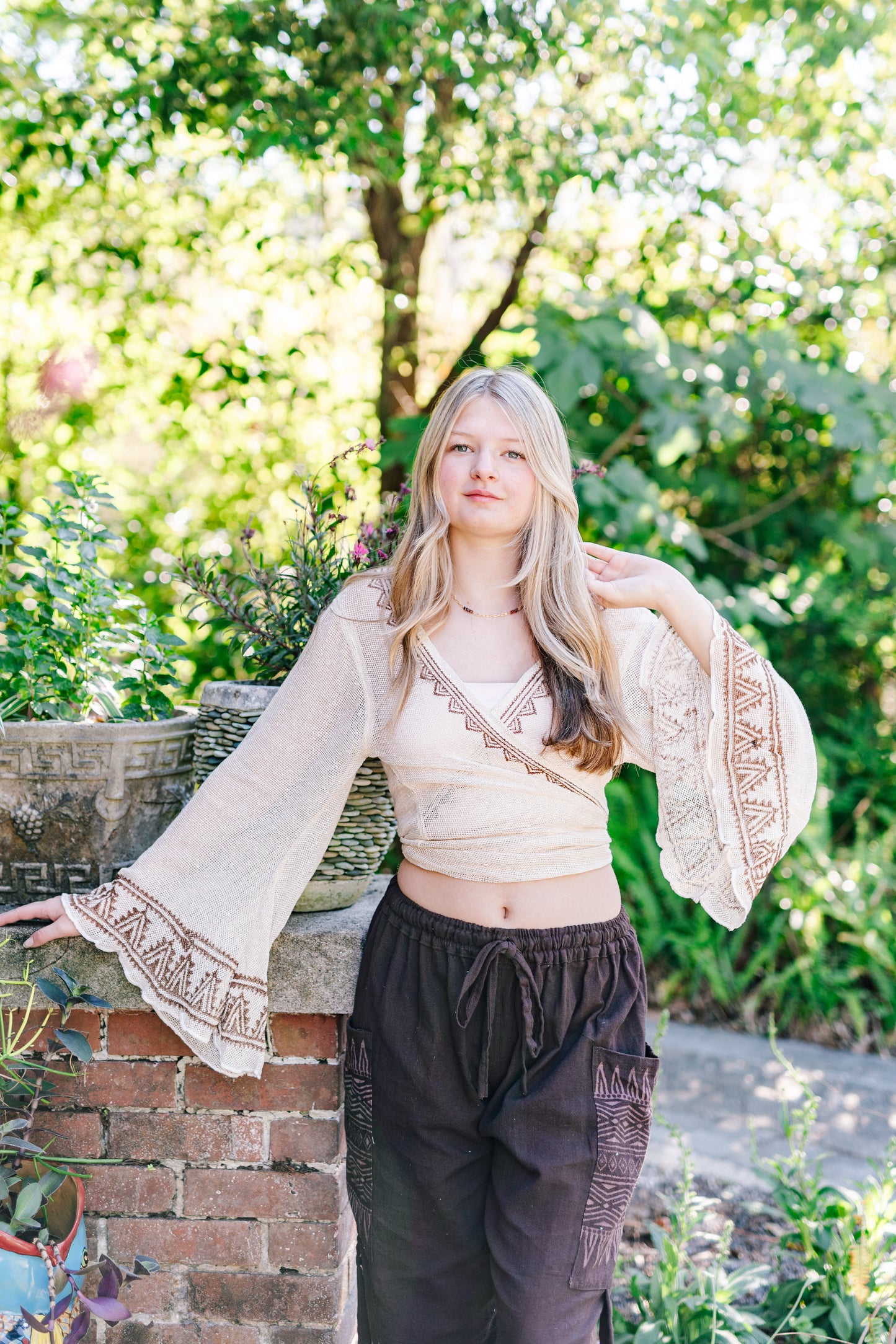 Desert Rose Woven Tie Jacket