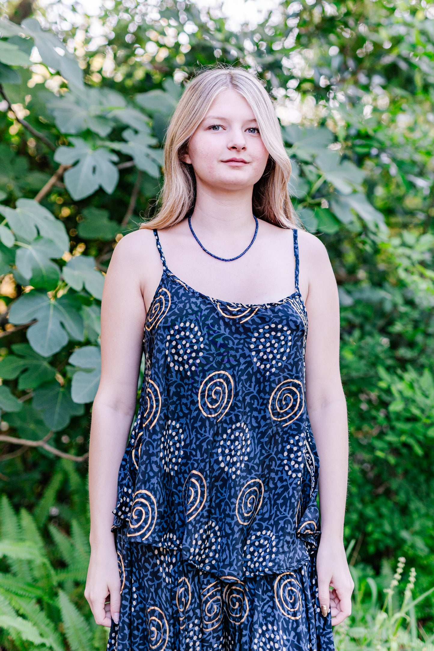 Golden Swirls Tank Top