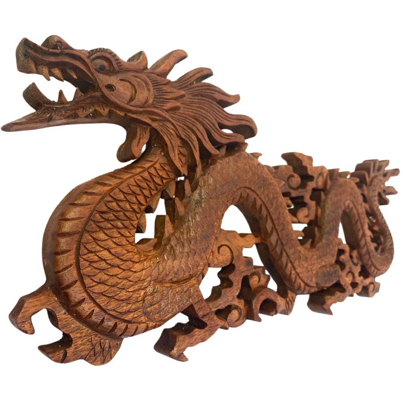 Walking Dragon Panel Carving