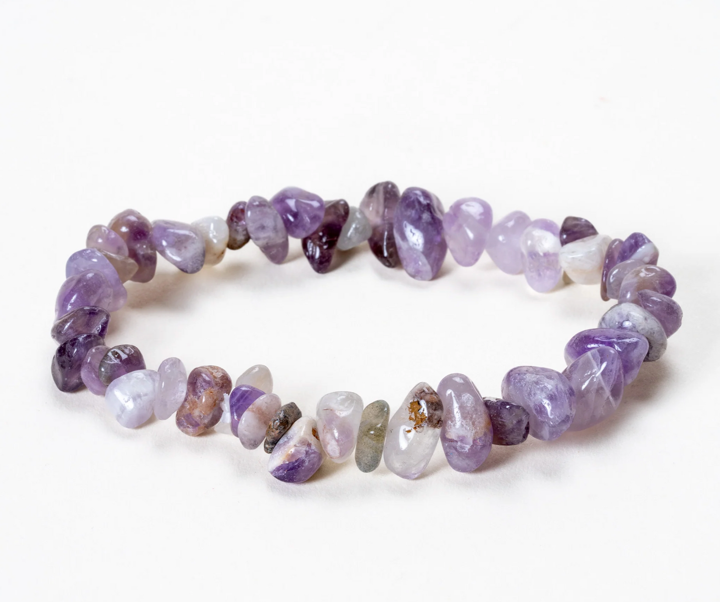 Stretchy Stone Chip Bracelets
