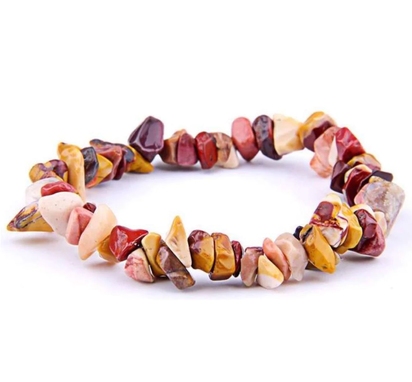 Stretchy Stone Chip Bracelets
