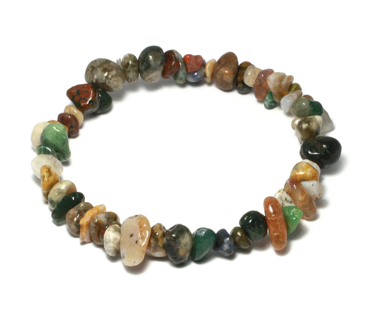 Stretchy Stone Chip Bracelets