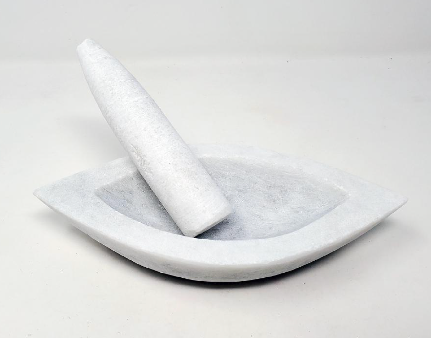 White Marble Mortar & Pestle