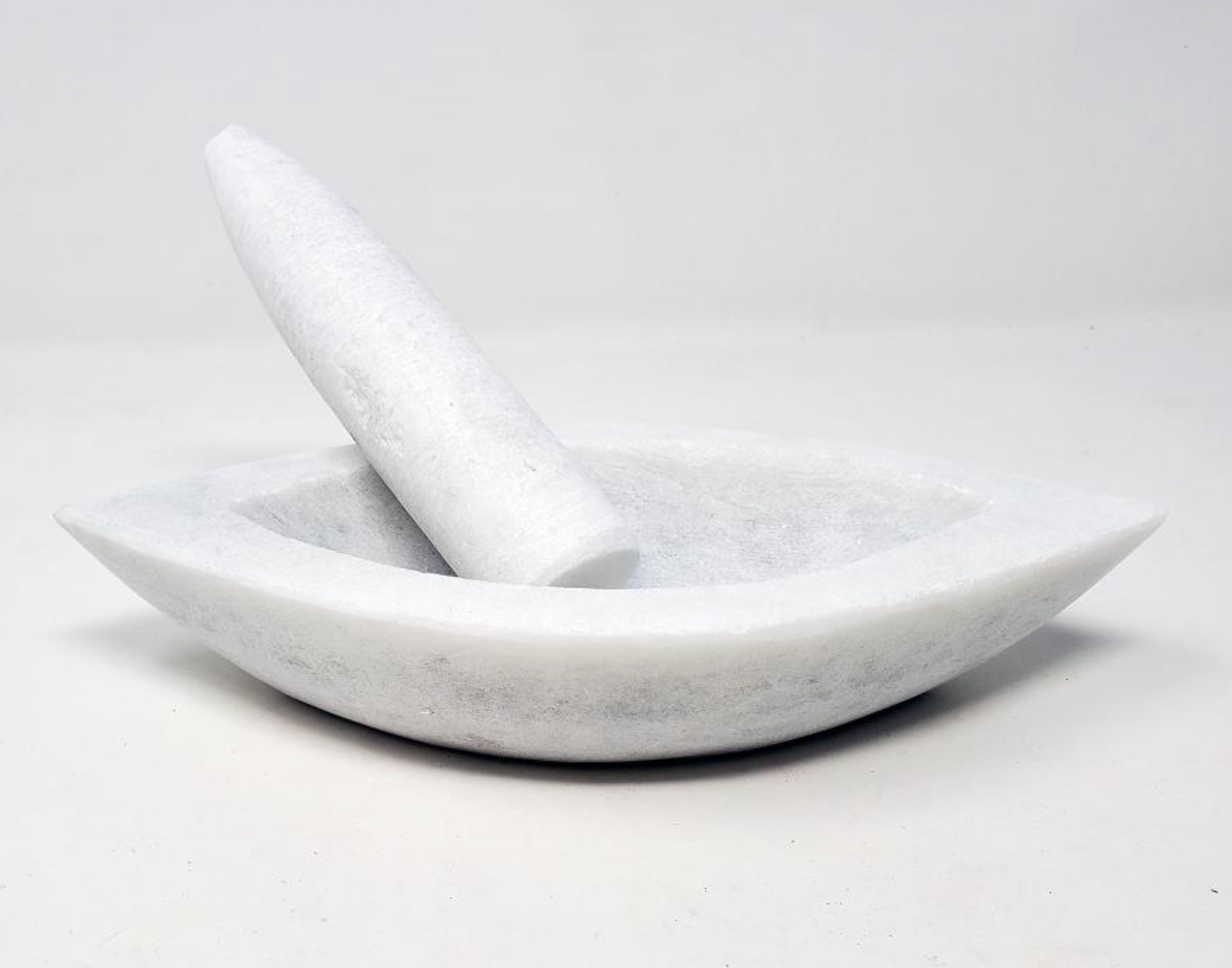 White Marble Mortar & Pestle