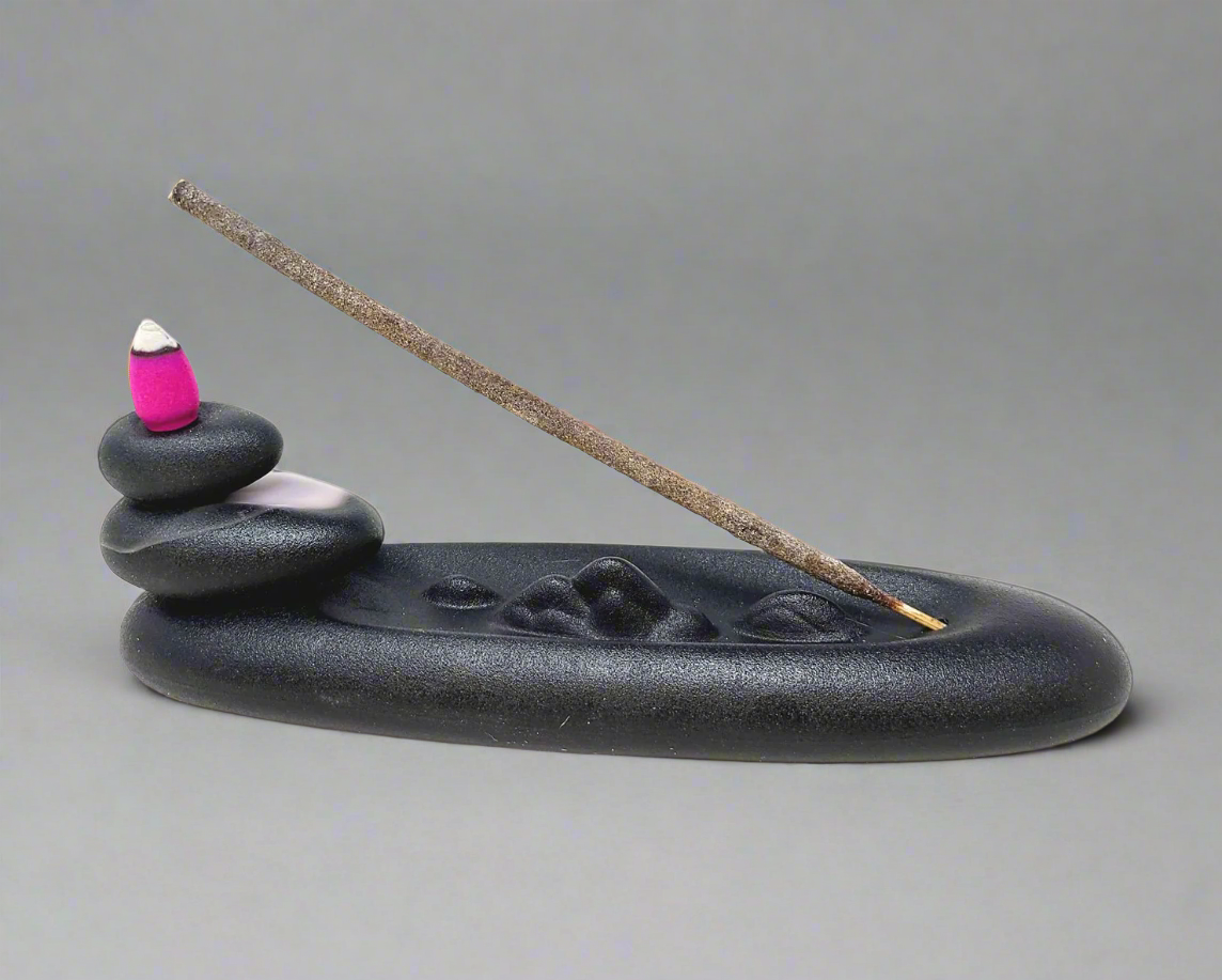Waterfall Backflow Incense Cone & Stick Burner