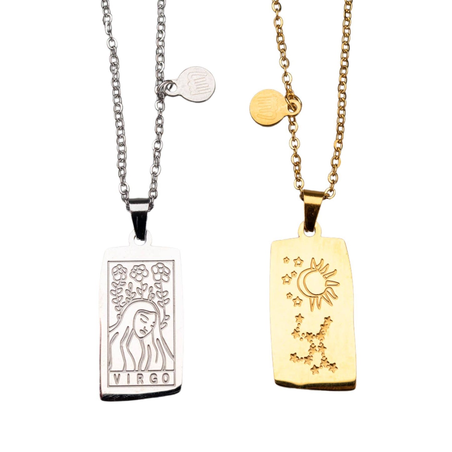 Zodiac Tarot Card & Astrology Necklace
