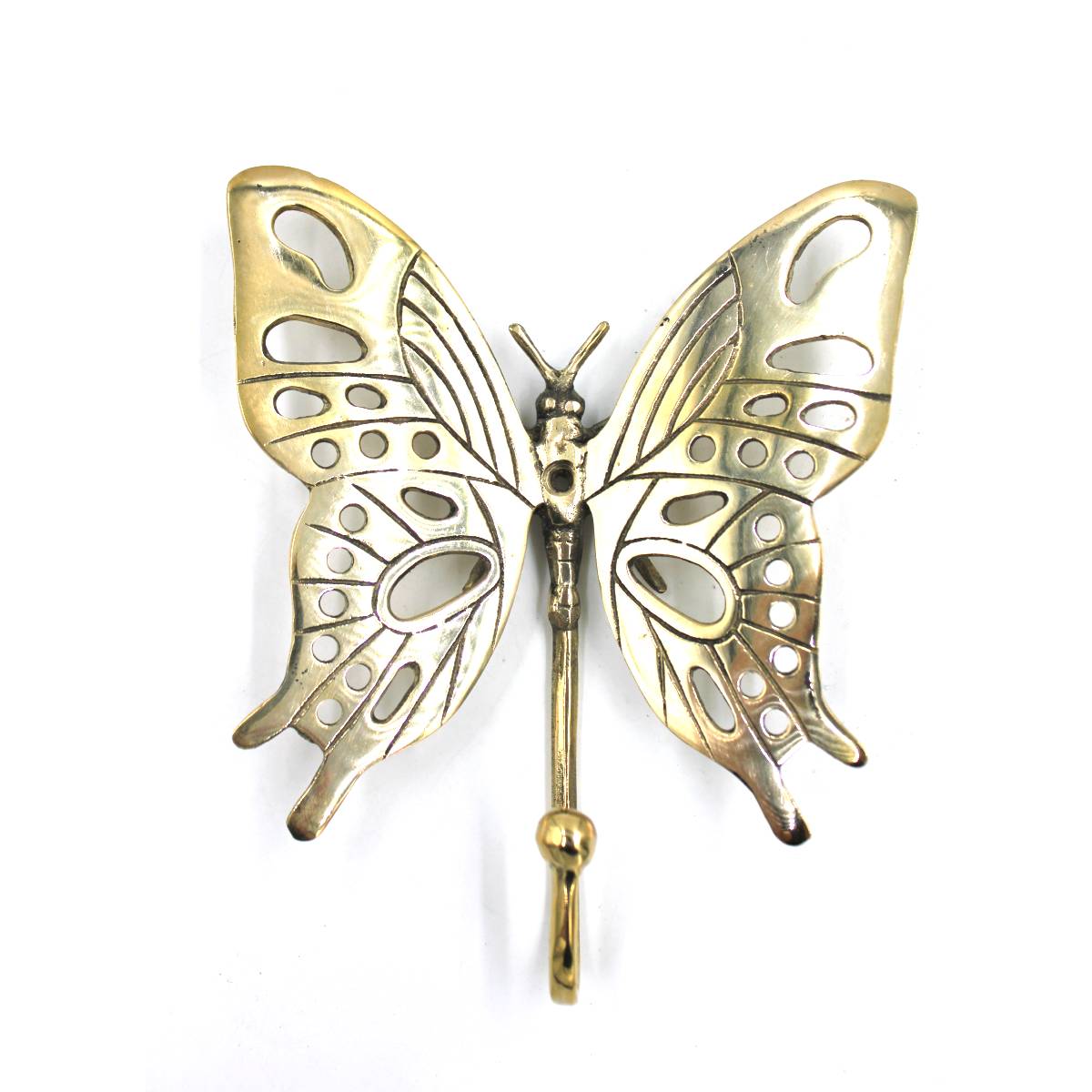 Brass Cutout Butterfly Wall Hook
