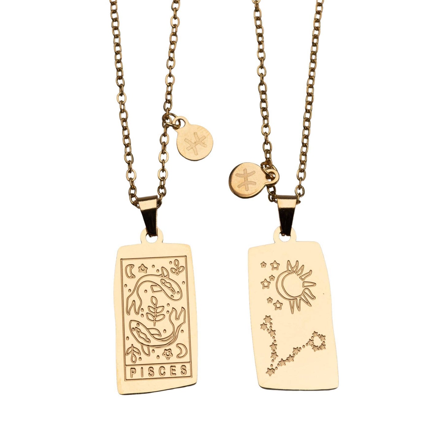 Zodiac Tarot Card & Astrology Necklace